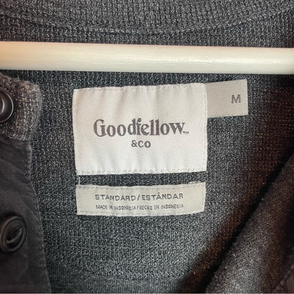 Goodfellow & Co. Thick Henley Thermal Shirt Sz M - Picture 2 of 5
